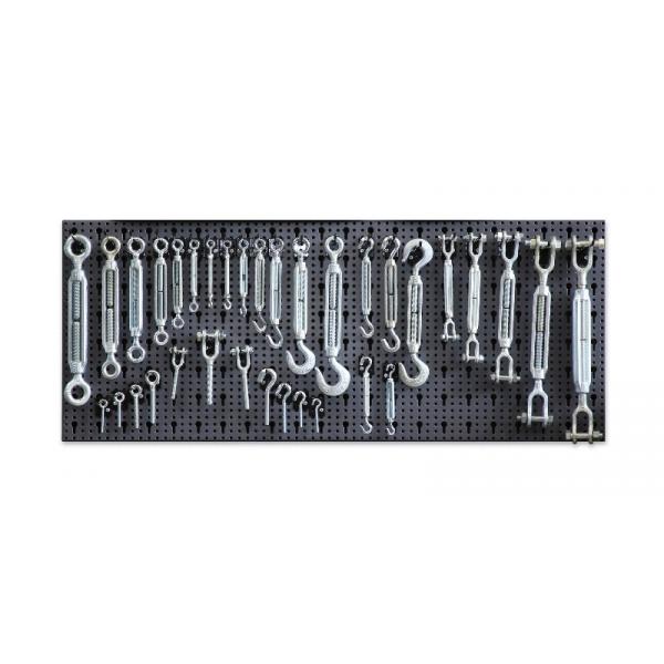 BETA 086000011 - 8600 R/11 ROBUR - Assortment of 374 wire rope accessories,  with hooks without panel