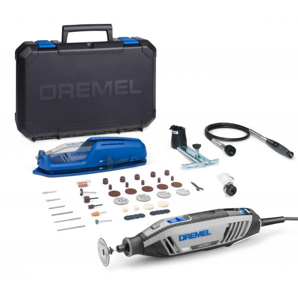 DREMEL F0134250JF - 4250 3/45 - 175W Corded multitool with 45 accessories  and 3 complements