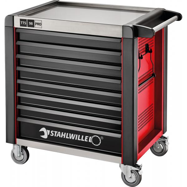 het is mooi Weven Methode STAHLWILLE 81200174 - Tool trolley with 8 drawers, red | Mister Worker™