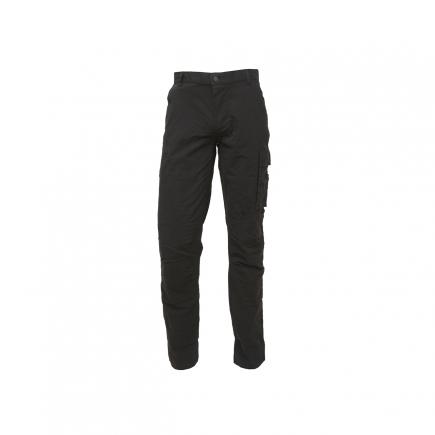U-POWER EY123BC Ocean Black Carbon work trousers in stretch cotton canvas