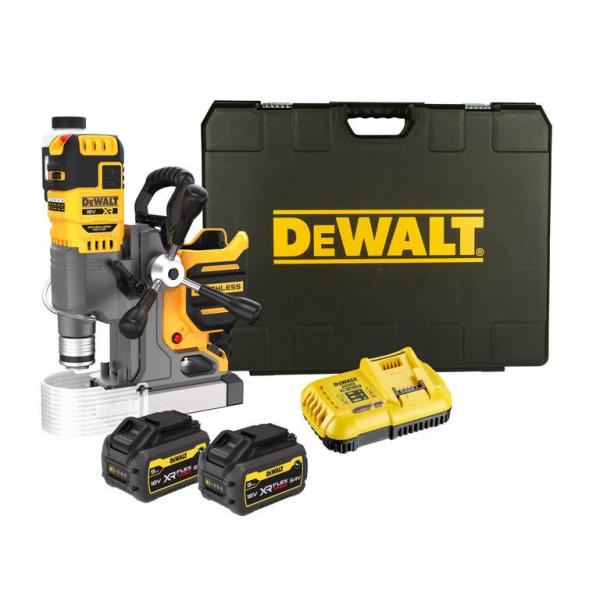 DEWALT DCD1623X2G-QW XR 18V ​​BRUSHLESS permanent magnet drill with 2 x 9  Ah batteries, charger and case