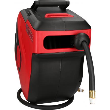 automatic air hose reel D10mm, 15m +1,5m, 1/4´´ connection, KS Tools