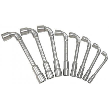 KS Tools double box spanner, stainless steel, 11 pieces, offset