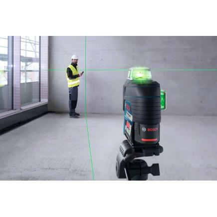Bosch 0601063T00/GLL 3-80 Green Line Laser Kit CG Professional, 3 x 360°  Bold