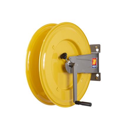MECLUBE 077-1405-400 - Fixed manual hose reel in painted steel fm-550 for  water 150°c 1/2 (without hose)