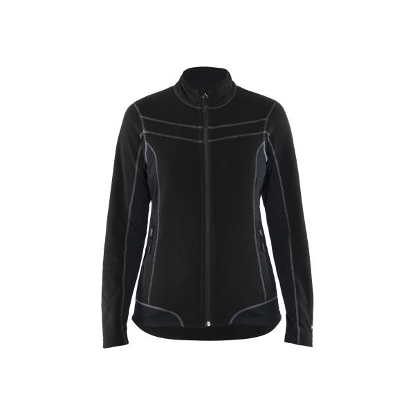BLAKLADER Women's micro fleece jacket Black