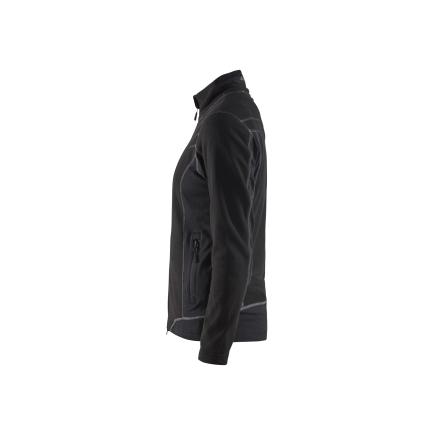 BLAKLADER 492410109900XL - Women's micro fleece jacket Black