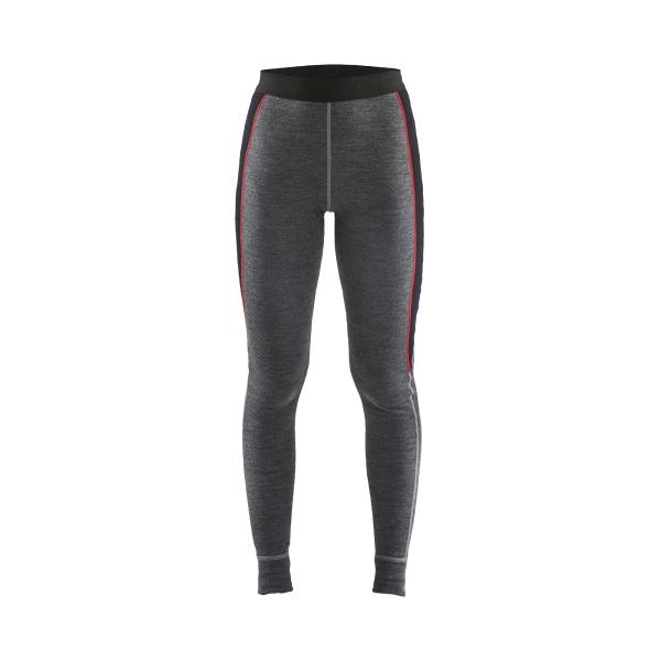 BLAKLADER Women's thermal leggings XWarm Mid grey/Black