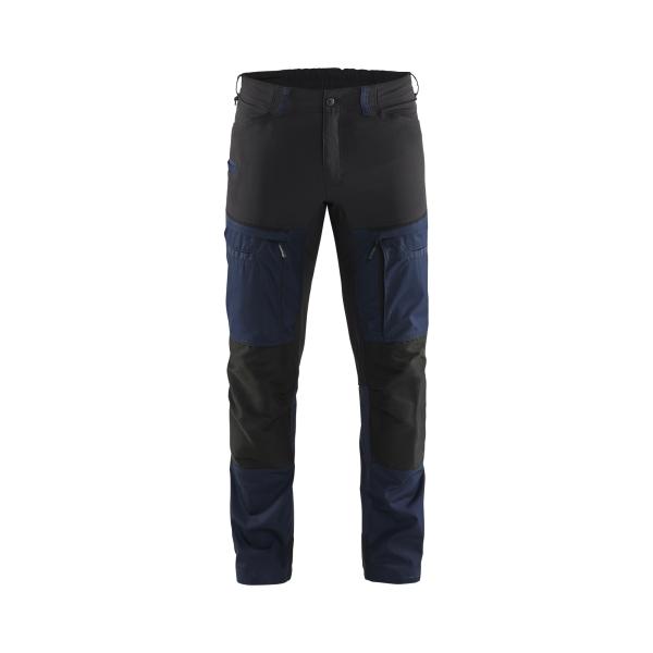 Y-3 Navy Refined Wool Classic Stretch Trousers Y-3
