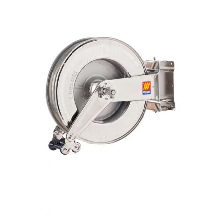 MECLUBE 071-2408-600 - Stainless steel hose reel AISI 304 swivelling FOR  DIESEL 10 bar Mod. SX 550 WITHOUT HOSE