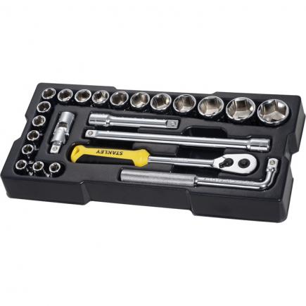 STANLEY STMT1-74173 Set module 23 pcs socket wrenches - 1/2