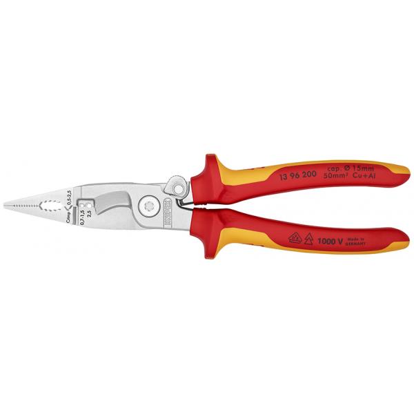 Knipex Electricians' Shears with Crimp Area