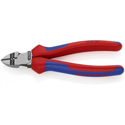 KNIPEX Diagonal Insulation Stripper black atramentized, head polished, handles with multi-component grips - 1