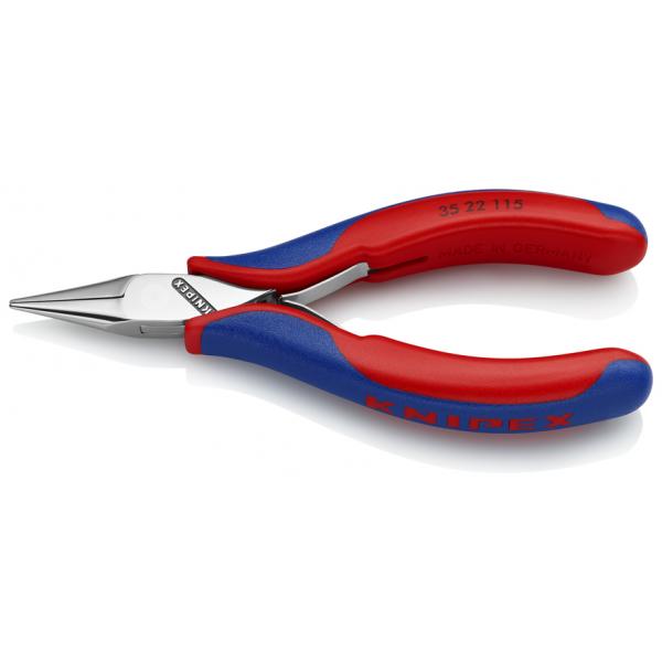 KNIPEX Electronics Pliers head mirror polished, handles with multi-component grips - 1