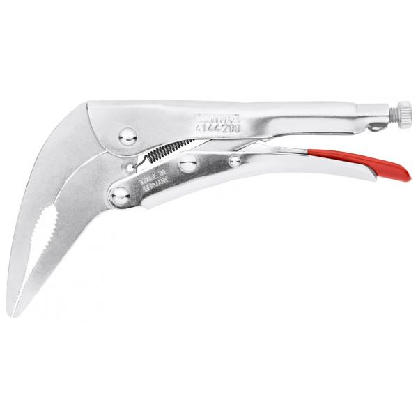KNIPEX Grip Pliers bright zinc plated, Long-Nose Grip Pliers - 1
