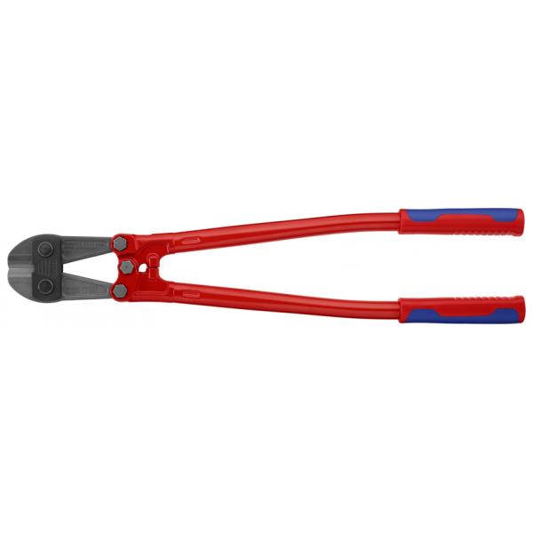 KNIPEX Bolt Cutter head grey atramentized, handles with multi-component grips - 1