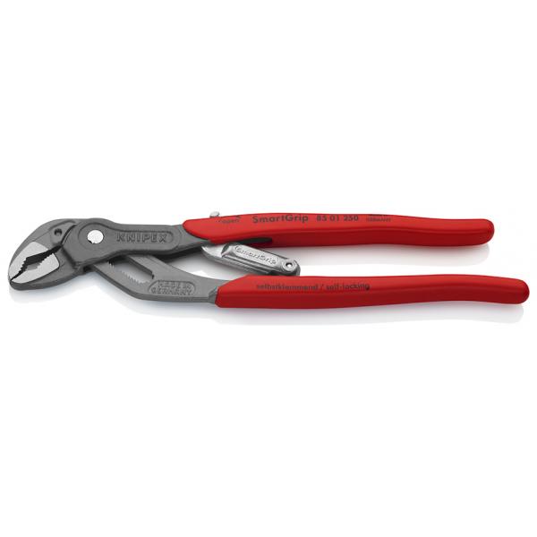 KNIPEX SmartGrip® Water Pump Pliers with automatic adjustment grey atramentized - 1