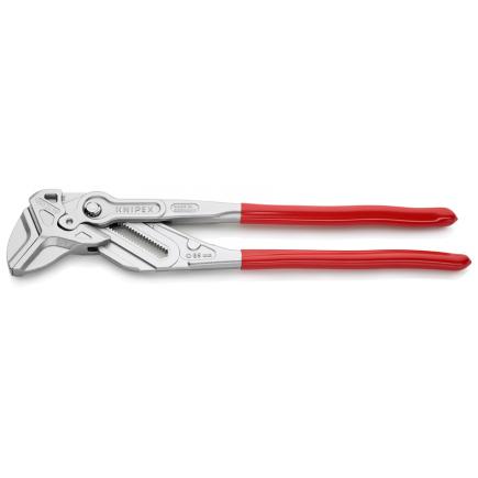 KNIPEX Pliers and a wrench XL in a single tool chrome plated, handles plastic coated - 1