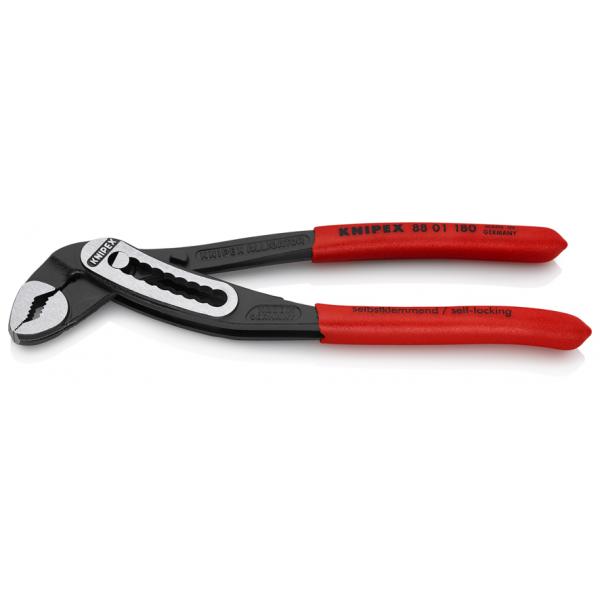 KNIPEX Alligator® Water Pump Pliers black atramentized, head polished, handles with non-slip plastic coating - 1