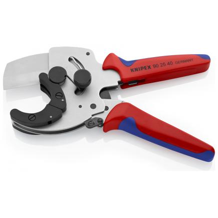 KNIPEX Pipe Cutter for composite and plastic pipes galvanized, handles with multi-component grips - 1