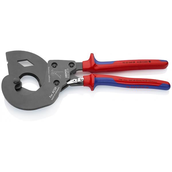 28 in Wire Rope Cable Cutter Shear Cut Blades Cuts Copper Aluminum ACSR Cables 
