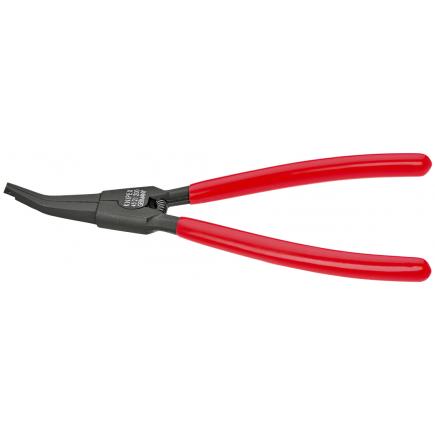KNIPEX Special retaining ring pliers for retaining rings on shafts burnished, handles plastic coated - 1