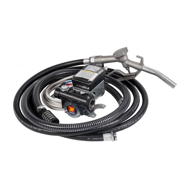 MECLUBE 090-5025-060 - Transfer electric kit pumps for diesel “Battery Kit  60 lt/min 12V manual nozzle