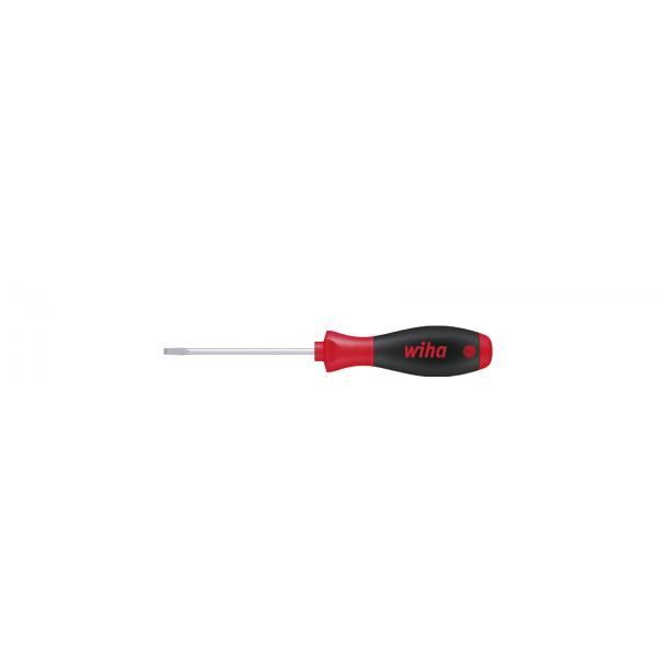 WIHA 00684 - Screwdriver SoftFinish® Slotted with round blade for low-lying  screws