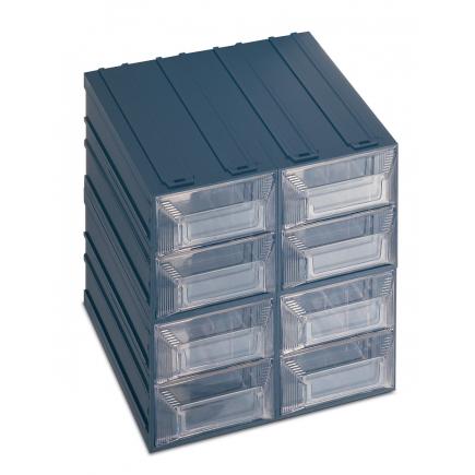 Terry - Drawer Small Parts Organizer with Label Holder, 8 Drawers 20,8x22,2x20,8
