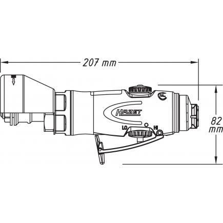 HAZET 9033-10 Angle grinder | Mister Worker®