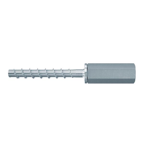 FISCHER Adjustable galvanized steel concrete screw with internal thread UltraCut FBS II I - 1