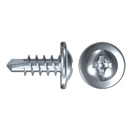 FISCHER Drywall screw with semicircular head blue zinc plated full thread Phillips FPS-FPB ZPF - 1