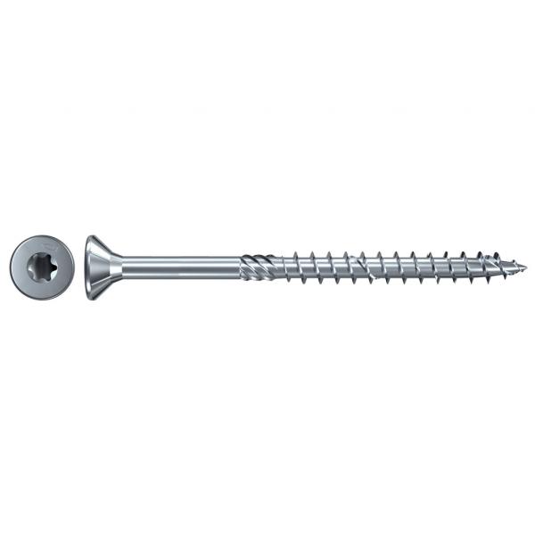 FISCHER Torx screw with countersunk head, white zinc plated and partial thread FPF-ST ZPP - 1