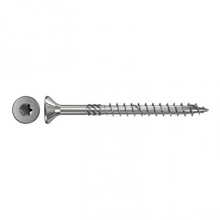 FISCHER Torx white galvanized chipboard screw with countersunk head and partial thread FPF-ST ZPP - 1