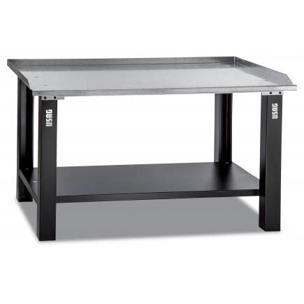 USAG Workbench with sheet steel top - 1