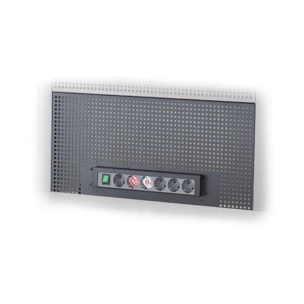 USAG Pegboard with power strip - 1