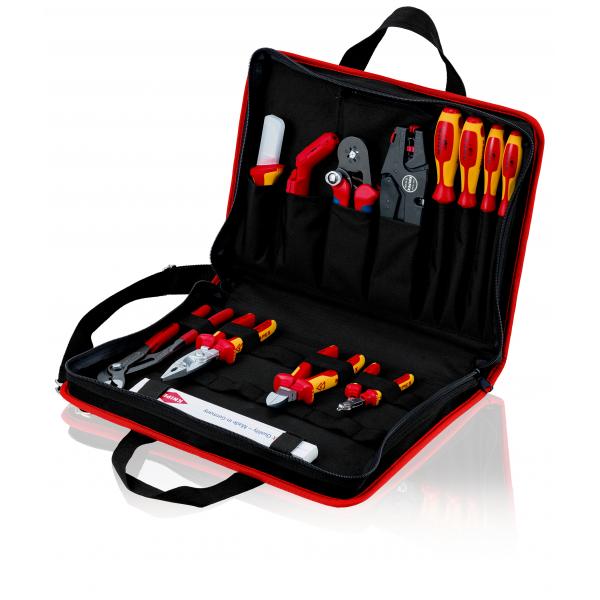 KNIPEX 00 21 11 - ″Compact″ tool bag for electrical systems (14 pcs.)