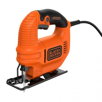 BLACK & DECKER 400W Compact corded jigsaw with one blade in box - 1