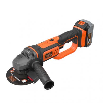 BLACK & DECKER BCG720M1-QW 18V 4.0Ah Cordless angle grinder with charger