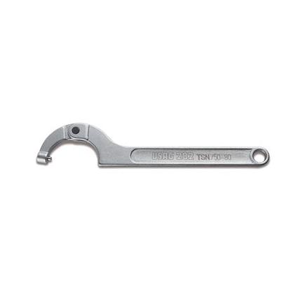 USAG 282 TSN Adjustable hook wrenches with round pin