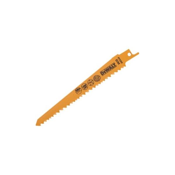 DeWALT Reciprocating Saw Blade - Fast Cutting in Wood with Nails and Tough Plastic - 1