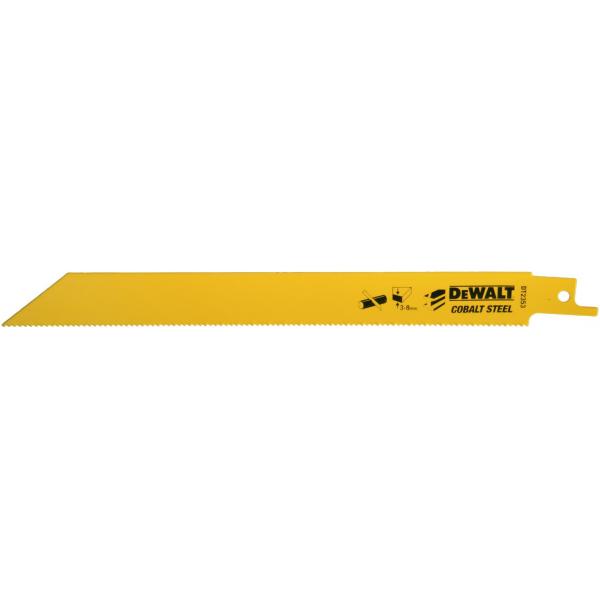 DeWALT Reciprocating Saw Blade - Quick Cutting in Ferrous and Non-Ferrous Metals (3-8mm) - 1
