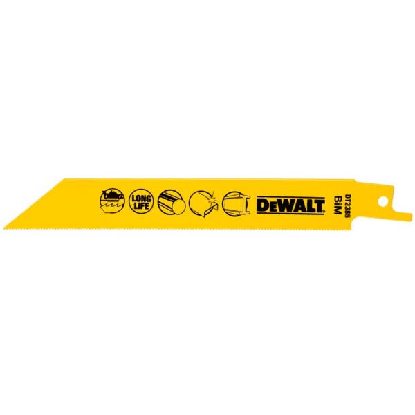 DeWALT Reciprocating Saw Blade - Fine Metal Cutting up to 1.5mm thick. - 1