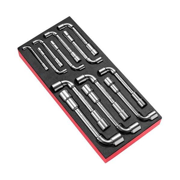 FACOM MODM.75PB Metric angled socket wrench sets in foam tray