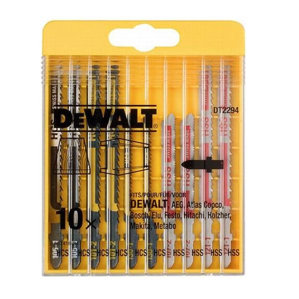 DeWALT 10-piece Jigsaw Blade Kit - Wood and Metal Cutting - 1