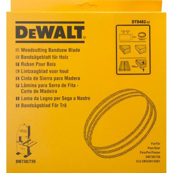 DW738 Dewalt DT8482 DW739 Bandsaw Blade 1/2" x 6 tpi 