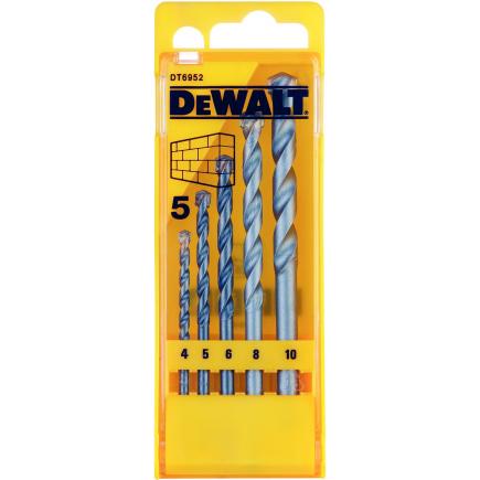 DeWALT Masonry Drill Bit Set 4-10mm (5 pcs) - 1