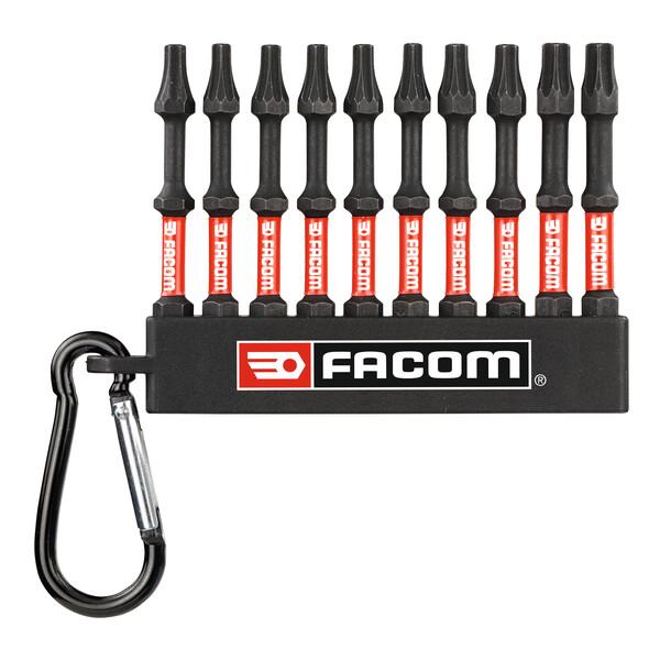 FACOM ENX.JP101 - Torx® high impact screwdriver bit set (10 pcs.)
