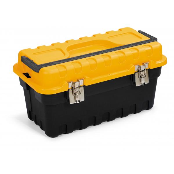 TERRY Tool case with tool tote tray - Black/Yellow - 1