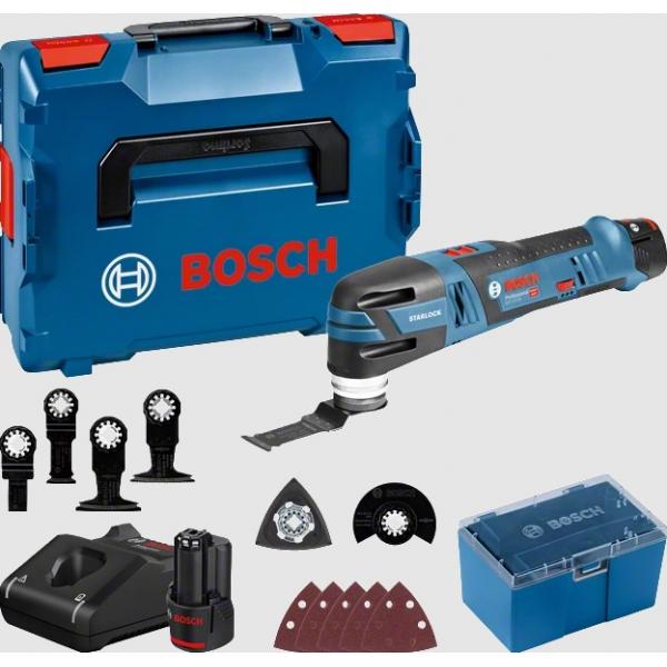 BOSCH 06018B5006 - GOP 12V-28 - Cordless multi-tool 12V 5.000-20.000rpm in  case, 2 3Ah batteries, charger